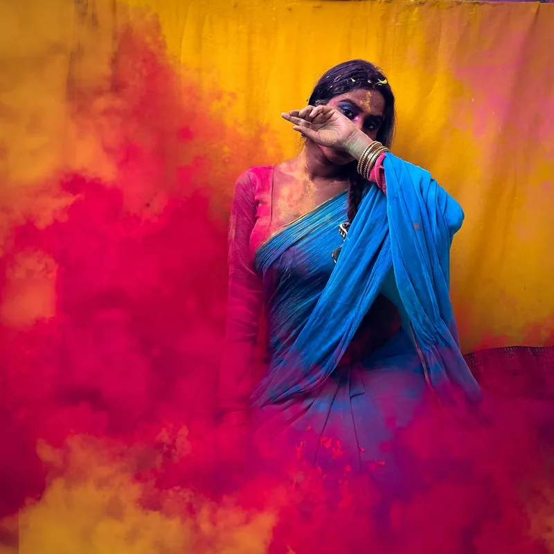 Handwoven silk sarees in rich colours